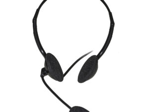 CUFFIA CON MICROFONO ORIENTABILE, CONNETTORE USB E CONTROLLO VOLUME